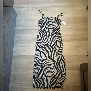 RESA -Zebra Print MIDI Dress